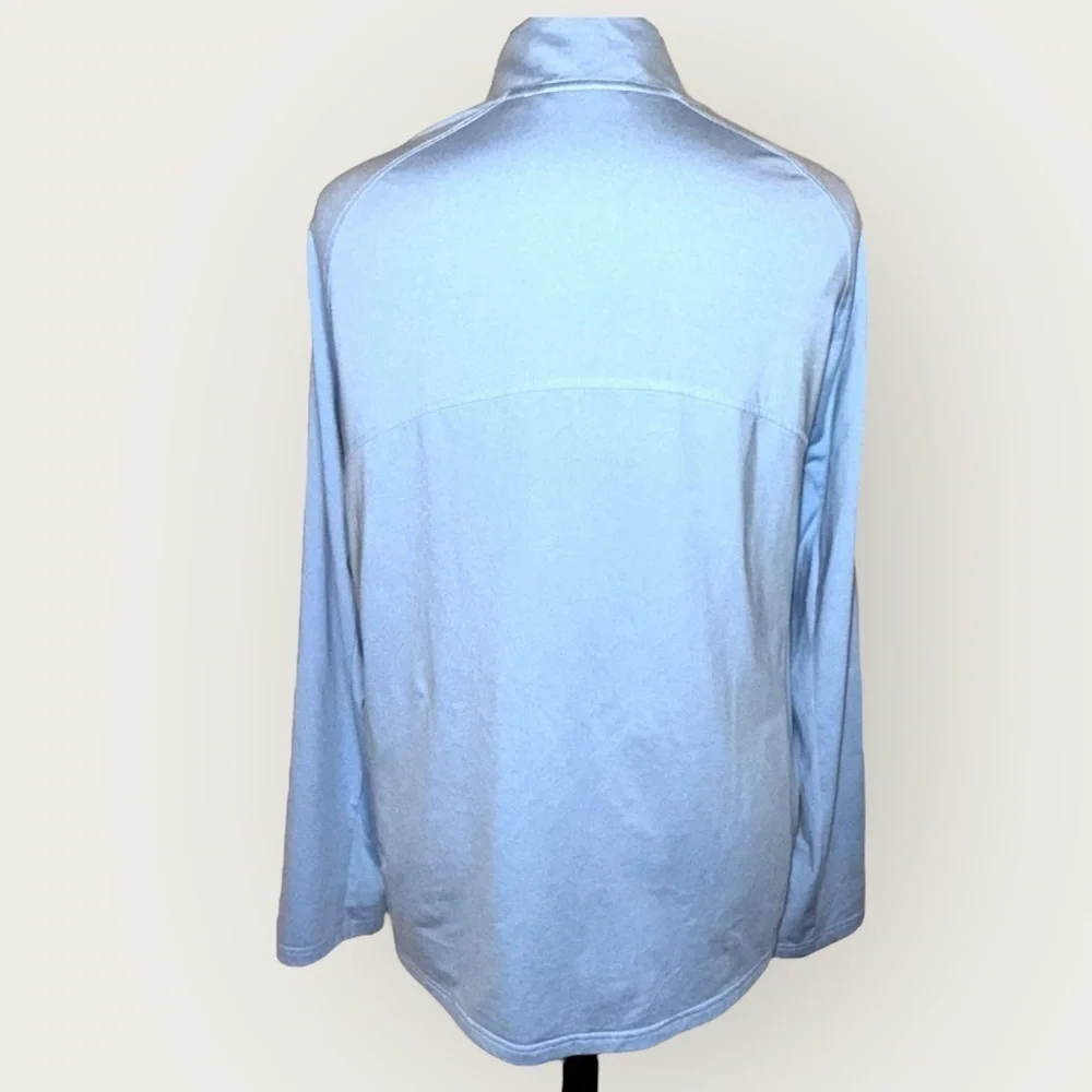 CUTTER & BUCK Tampa Bay Rays Women's Raglan Full-Zip Jacket - Light Blue XXXL